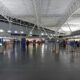International airport departure hall