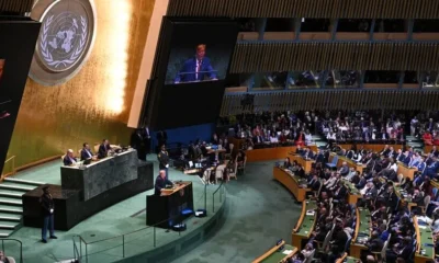 A gathering of officials at the UN General Assembly