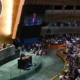 A gathering of officials at the UN General Assembly