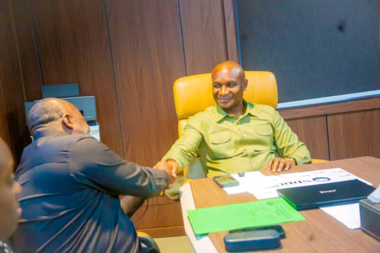 Delta A Matrix Prof Ekong, Uniuyo VC Pay Courtesy Call On NDDC MD - Matrix News